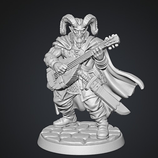 Tiefling bardo eroe