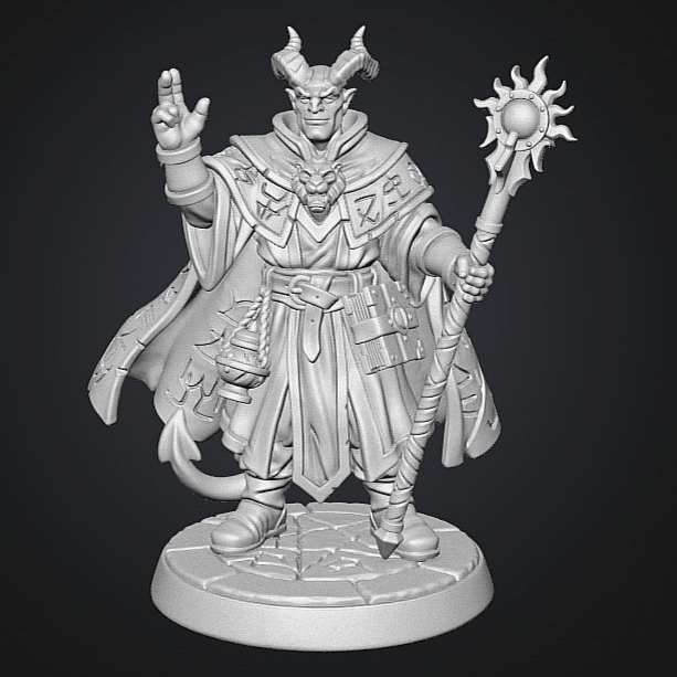 Tiefling Chierico eroe